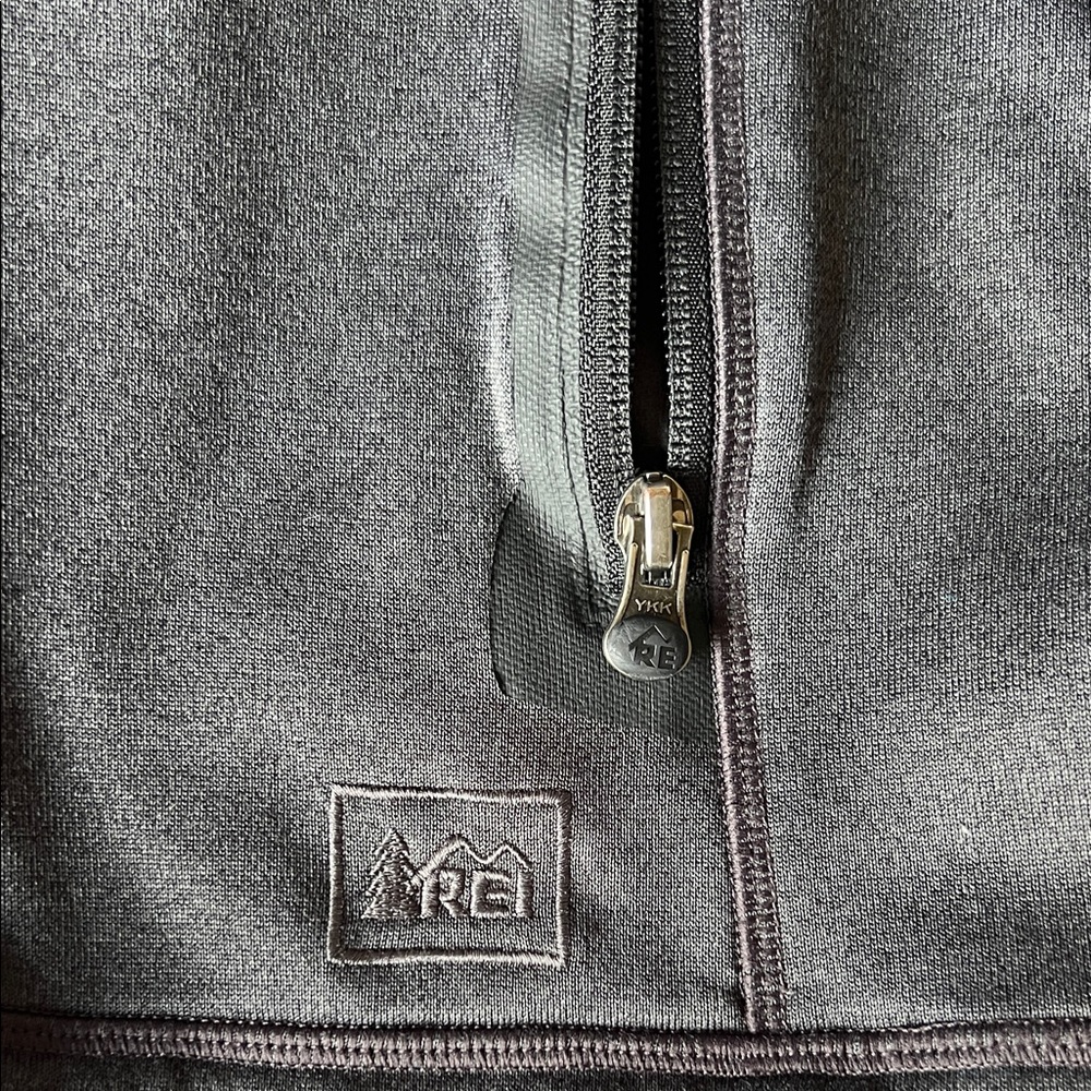 REI Charcoal Hooded Jacket - Picture 3 of 5
